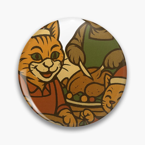 Artikelvorschau, Weihnachtskatzenfamilie kocht zusammen – Niedliche Vintage-Feiertagsküchenszene entworfen und verkauft von SilknMarble.