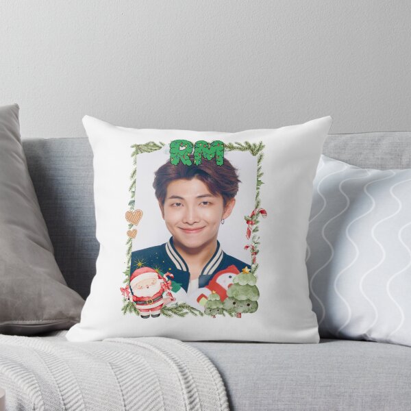 Item preview, BTS RM Christmas Collage: Festive Holiday Edition Merry Christmas designed and sold by HELL0WBELLO.