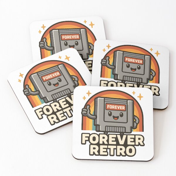 Item preview, Retro Cartridge Forever Retro - Cute Nostalgic Gamer Art. designed and sold by The-T-In-Retro.