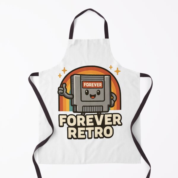 Item preview, Retro Cartridge Forever Retro - Cute Nostalgic Gamer Art. designed and sold by The-T-In-Retro.