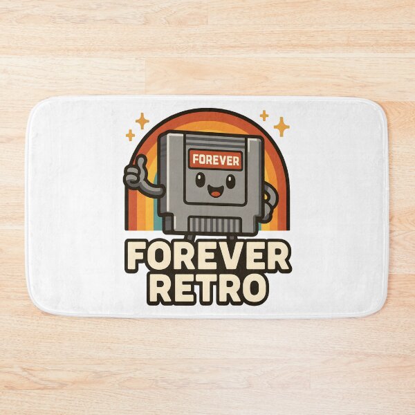 Item preview, Retro Cartridge Forever Retro - Cute Nostalgic Gamer Art. designed and sold by The-T-In-Retro.