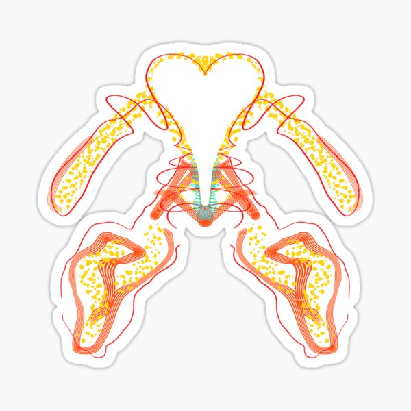 Dog’s Blx no 2 by iServalan AURA Exhibition Art Sticker