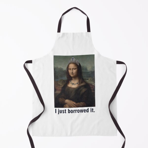 Item preview, Mona Lisa Wearing Stolen Jewels – Just Borrowed It designed and sold by zaMAJAvanje.