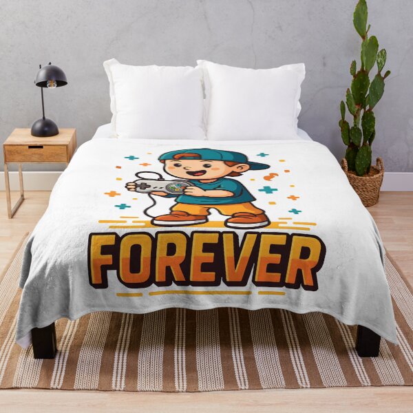 Item preview, Gamer Kid Forever - Cute Retro Gaming Controller Art. designed and sold by The-T-In-Retro.