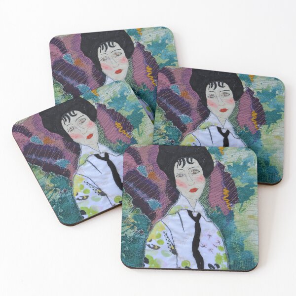 Item preview, Modigliani - Portrait of a woman with black tie designed and sold by Silverlocks and threads.