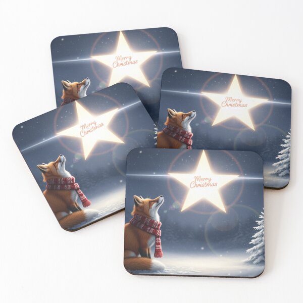 Item preview, A Magical Christmas Fox designed and sold by Goth-Creative Hub.