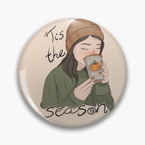 Item preview, Girl drink coffee, pumpkin spice latte designed and sold by EmmitaDoodles.