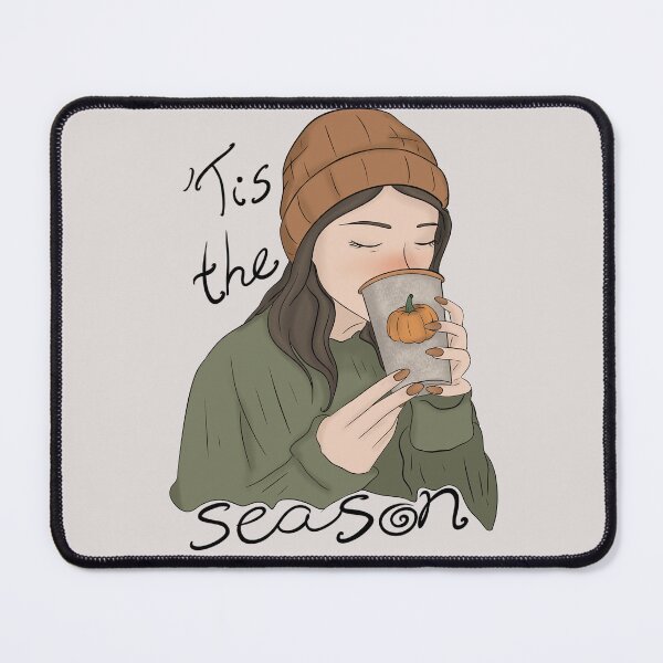 Item preview, Girl drink coffee, pumpkin spice latte designed and sold by EmmitaDoodles.