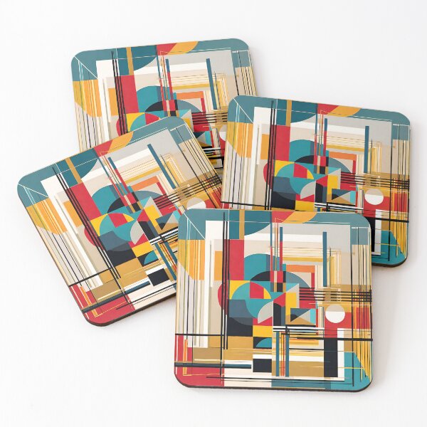 Item preview, Mid Century Modern Abstract Geometric Retro Design Art designed and sold by PinUpPizzazz.