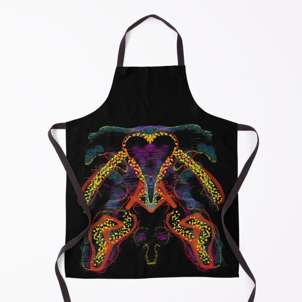 Dog’s Blx no 3 by iServalan DIGITAL AURA Artwork Apron