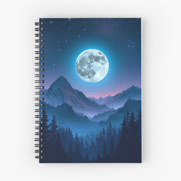 Item preview, Moonlit Serenity – The Calm of the Night Sky designed and sold by BoB-66.