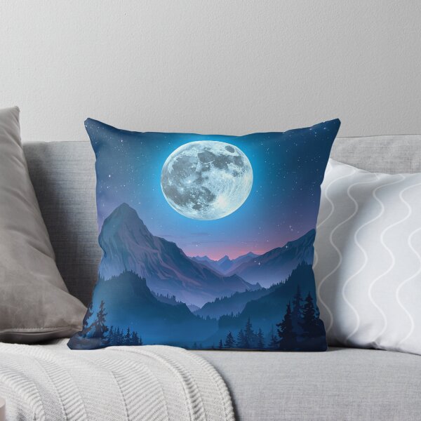 Item preview, Moonlit Serenity – The Calm of the Night Sky designed and sold by BoB-66.