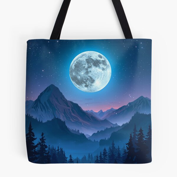 Item preview, Moonlit Serenity – The Calm of the Night Sky designed and sold by BoB-66.