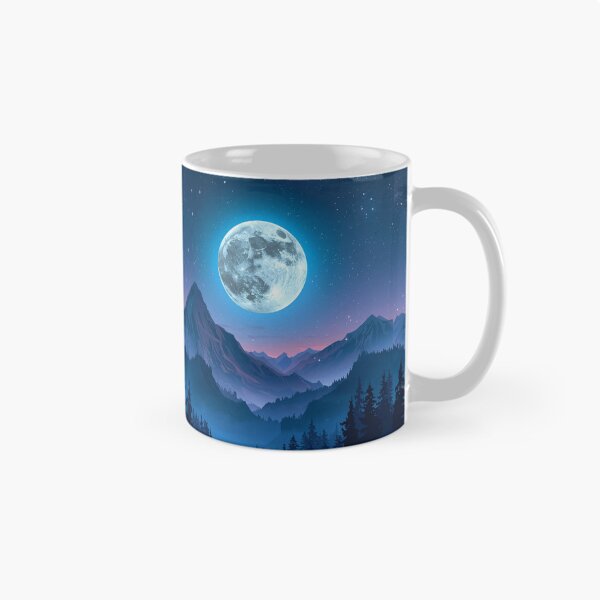 Item preview, Moonlit Serenity – The Calm of the Night Sky designed and sold by BoB-66.