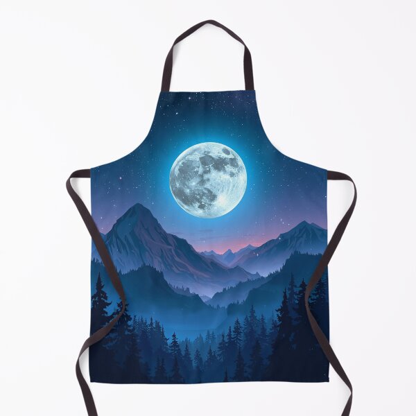 Item preview, Moonlit Serenity – The Calm of the Night Sky designed and sold by BoB-66.