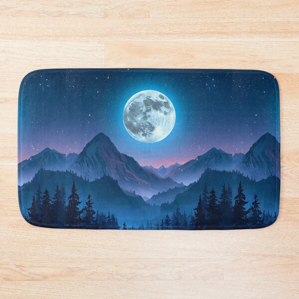 Item preview, Moonlit Serenity – The Calm of the Night Sky designed and sold by BoB-66.