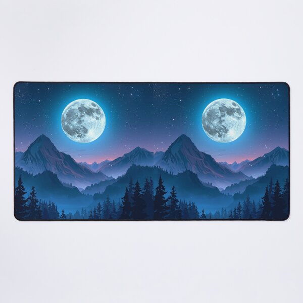 Item preview, Moonlit Serenity – The Calm of the Night Sky designed and sold by BoB-66.