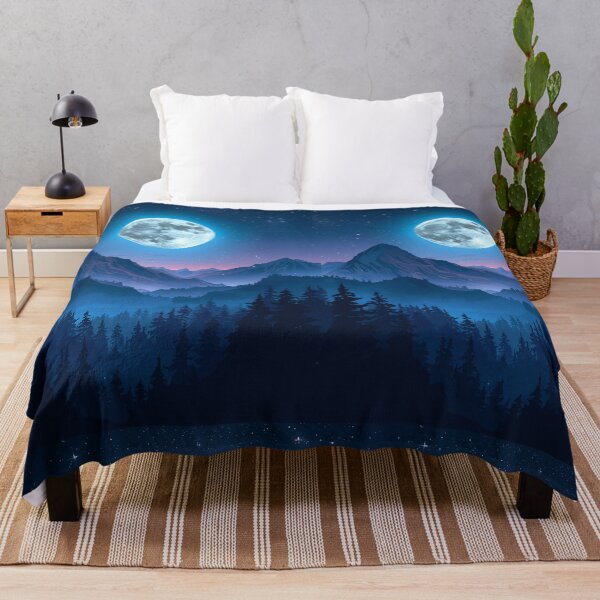 Item preview, Moonlit Serenity – The Calm of the Night Sky designed and sold by BoB-66.