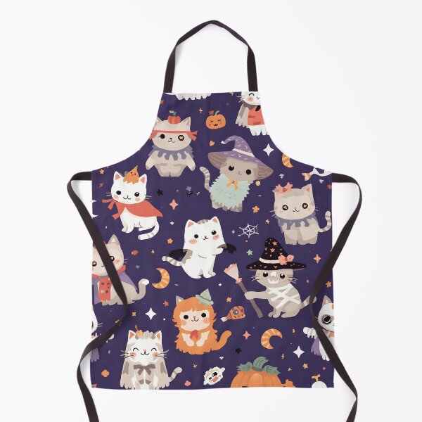 Item preview, Trick or Treat Kawaii Cat Costume Party Digital Art Halloween designed and sold by MoonlitDoodles1.
