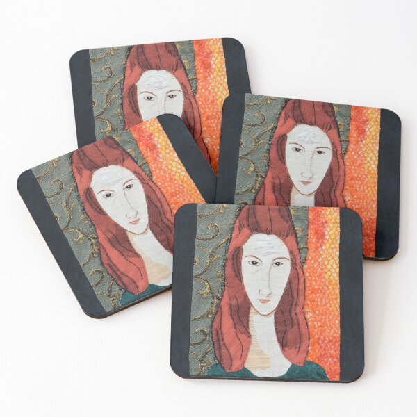 Item preview, Modigliani - Jeanne Hebuterne - designed and sold by Silverlocks and threads.