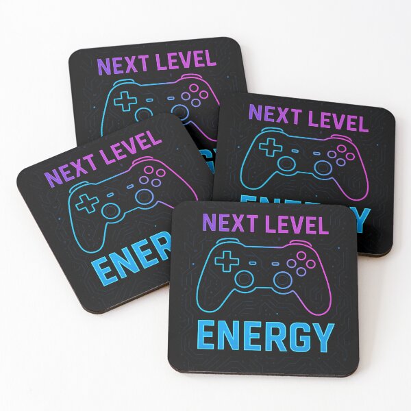 Item preview, Next Level Energy – Modern Gaming Vibes designed and sold by DarkNight9.