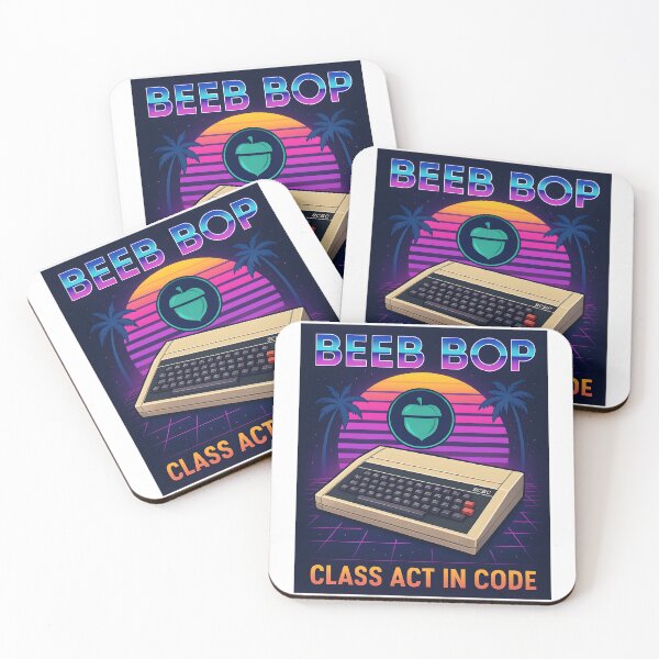 Item preview, Beeb Bop Retro Computer - Class Act in Code Tribute. designed and sold by The-T-In-Retro.