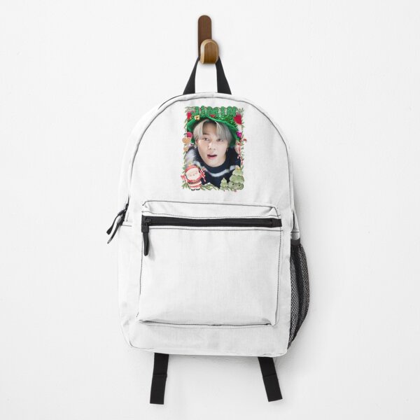 Item preview, BTS Jimin Christmas Collage: Festive Holiday Edition Merry Christmas designed and sold by HELL0WBELLO.