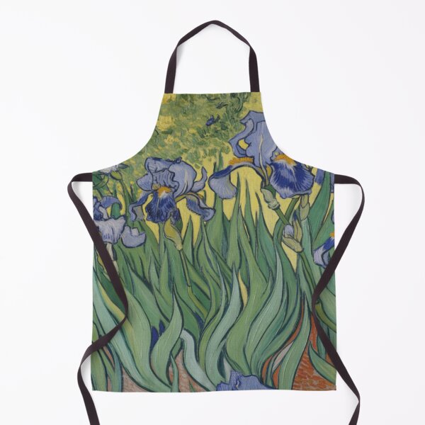 Item preview, Blue Irises | Impressionist Floral Wall Art Inspired by Van Gogh designed and sold by CARRAANN.