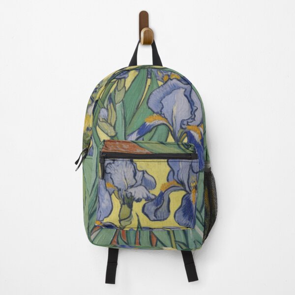 Item preview, Blue Irises | Impressionist Floral Wall Art Inspired by Van Gogh designed and sold by CARRAANN.