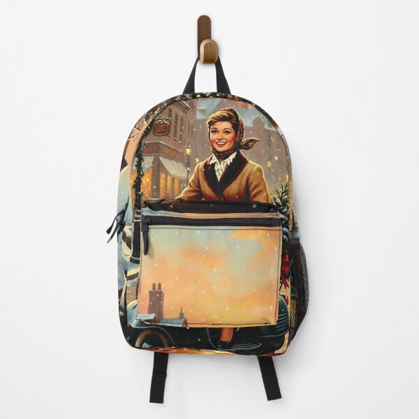 Item preview, Audrey Hepburn's Roman Holiday Christmas: Scooter Ride & Tree Delivery | Hollywood Holidays designed and sold by Art's Diner.