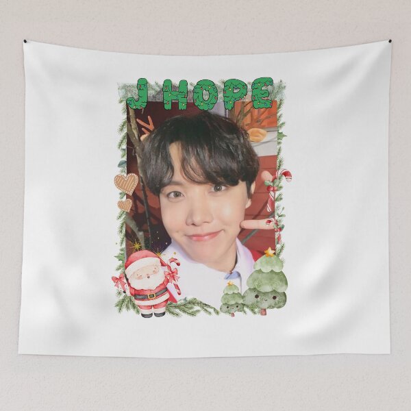 Item preview, Copy of BTS Christmas Collage: Festive Holiday Edition Merry Christmas designed and sold by HELL0WBELLO.