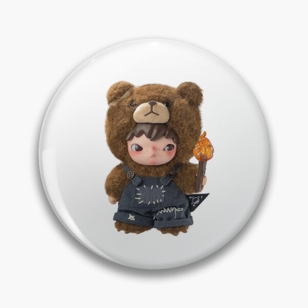Aperçu de l'œuvre Hirono - Poupée en peluche Living Wild - Combat pour la joie - Popmart créée et vendue par penny555.