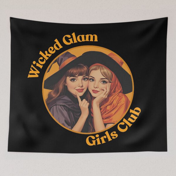 Item preview, Retro Witches Wicked Glam Girls Club designed and sold by Vintage City.