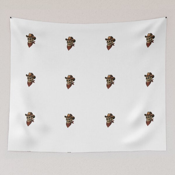 Item preview, American Traditional Tattoo - Cowboy Skull designed and sold by stickerme2025.