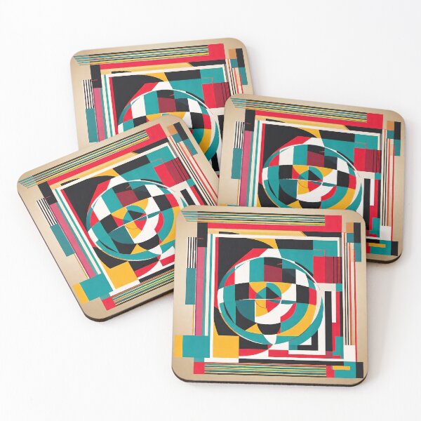 Item preview, Mid Century Modern Abstract Geometric Retro Design Art designed and sold by PinUpPizzazz.