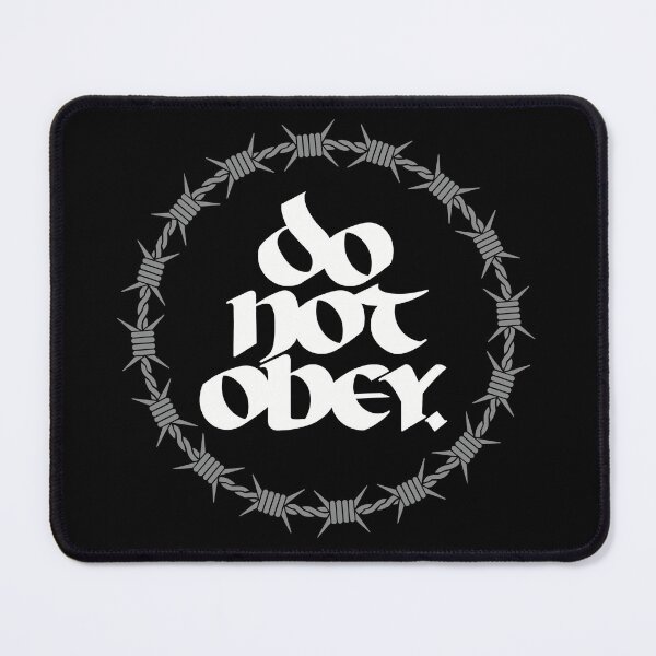 Item preview, Do Not Obey (Monochrome) designed and sold by fatgirlmedia.