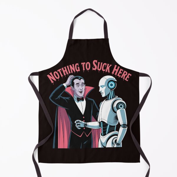 Item preview, Funny Vampire and Robot Halloween Design designed and sold by VIRAL-PRINTS.