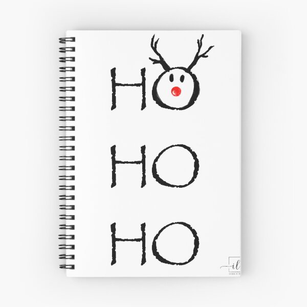 Item preview, HO HO HO with a red nose designed and sold by Midnight Mind Collective.