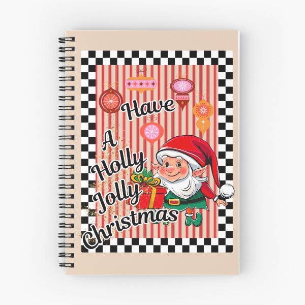 Item preview, Elf Vintage Retro Christmas, Santa's Helper, Have A Holly Jolly Christmas designed and sold by Forevermore.