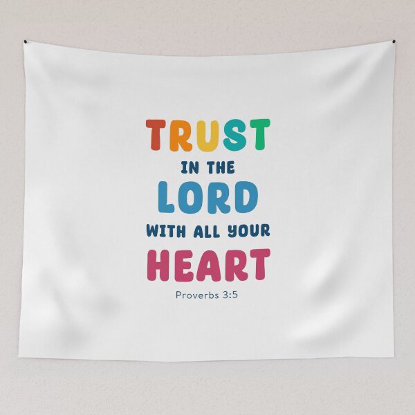 Item preview, Proverbs 3:5 Trust in the Lord, with all your heart designed and sold by corbrand.