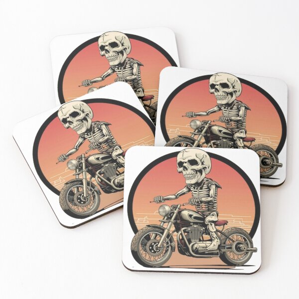 Item preview, skeleton on a motorcycle designed and sold by LILICREA.