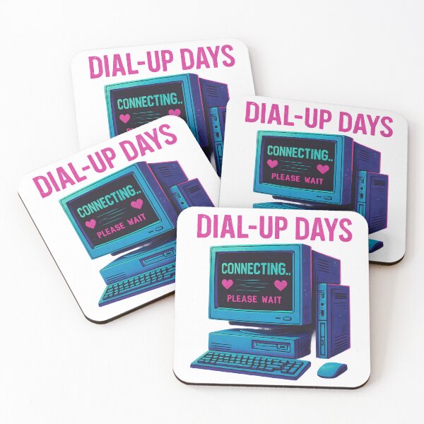 Item preview, Retro Dial-Up Internet Romance - Please Wait Connection. designed and sold by The-T-In-Retro.