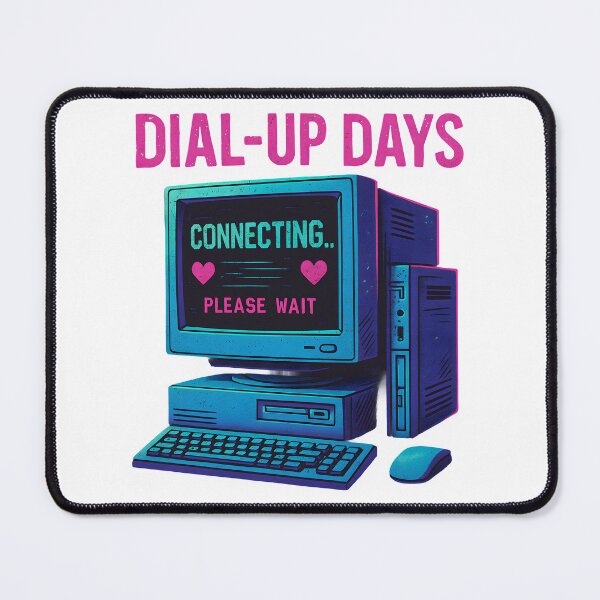 Item preview, Retro Dial-Up Internet Romance - Please Wait Connection. designed and sold by The-T-In-Retro.