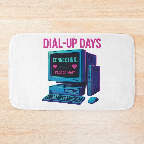 Item preview, Retro Dial-Up Internet Romance - Please Wait Connection. designed and sold by The-T-In-Retro.