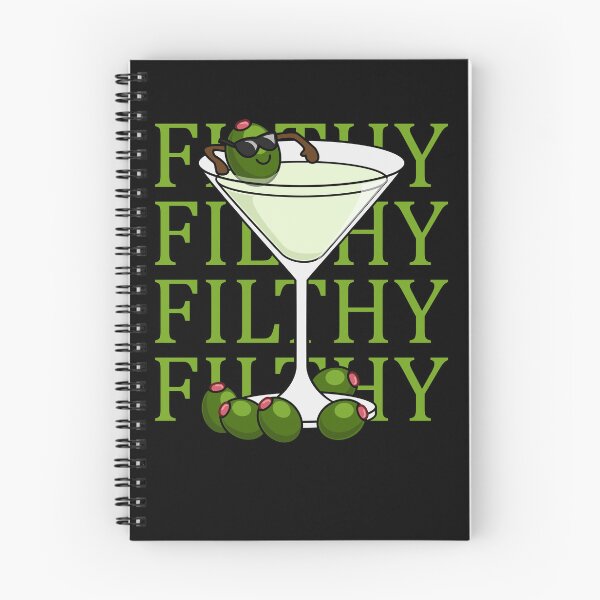 Item preview, Martini Dirty Martini Lover Cocktail Olives Filthy Martini Gear designed and sold by DynamicDesign.