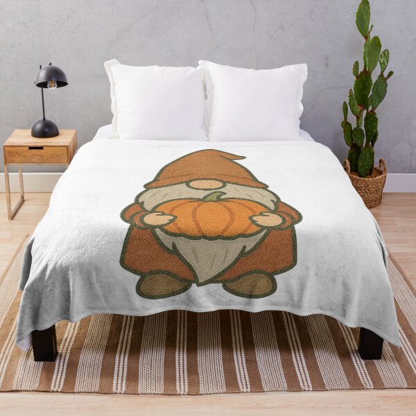 Item preview, Pumpkin Harvest Gnome Illustration designed and sold by Vendeloc.