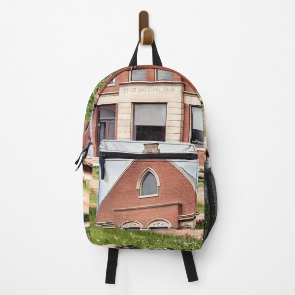Item preview, Historic First National Bank Building - Small Town Americana designed and sold by plugsnpixels.