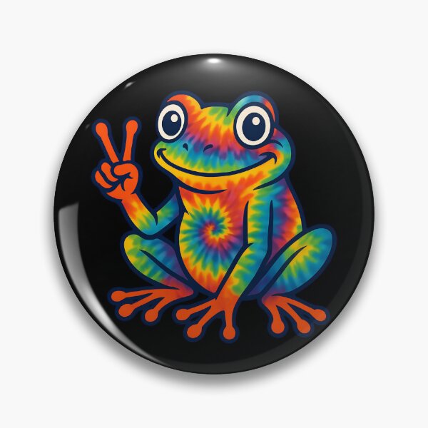 Item preview, Tie Dye Frog Lover Herpetology Frog Gear designed and sold by DynamicDesign.