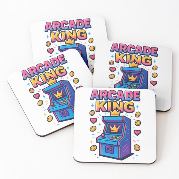 Item preview, Arcade King Retro Gaming Cabinet Pixel Art Design. designed and sold by The-T-In-Retro.