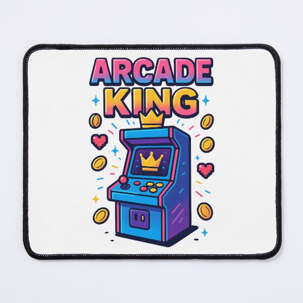 Item preview, Arcade King Retro Gaming Cabinet Pixel Art Design. designed and sold by The-T-In-Retro.